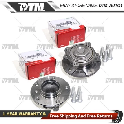 2x 331206867256 FAG Conjunto de buje de cojinete de rueda delantera para BMW 320i 328i 2013-20 Foto 1 de 4