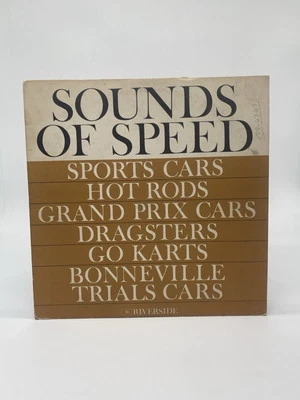 SOUNDS OF SPEED SPORTS CARS HOT RODS + 12" LP VG VINYL RECORD RIVERSIDE 1979 - Image 1 of 4