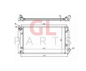 FOR TOYOTA COROLLA VERSO 2002-2004 Radiator Engine Cooling 164000G020 New - Picture 1 of 5