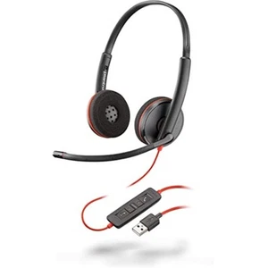 Plantronics Blackwire 3200 Series Wired Headphones USB Noise Cancelling Micro... - Picture 1 of 6