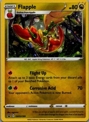 Flapple Promo SWSH: Sword & Shield Promo Cards SWSH189 NM - Image 1 of 2