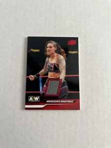 2024 Cubierta Superior AEW All Elite Lucha Libre Rojo Alfombrilla Reliquias Mercedes Martínez 3/5 - Imagen 1 de 3