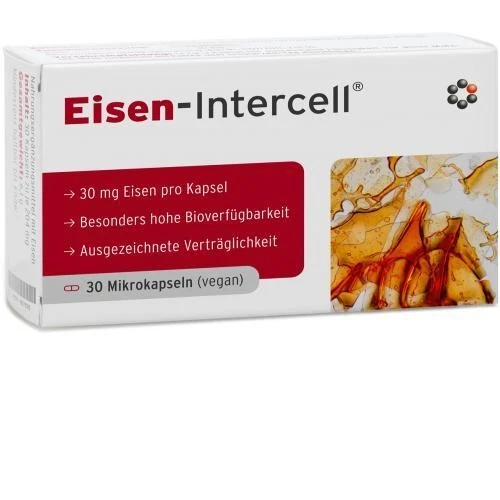 INTERCELL-PHARMA GMBH EISEN-INTERCELL magensaftresistente Kapseln 30 ST PZN 19275515
