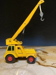 1964 K14 LESNEY MATCHBOX KING SIZE K-14 TAYLOR JUMBO CRANE YELLOW/RED - Picture 1 of 12