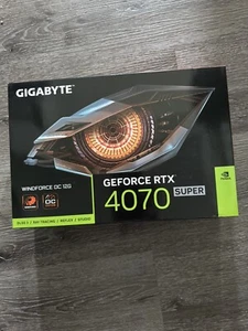 NEW NVIDIA GIGABYTE GeForce RTX 4070 Super WINDFORCE OC 12G Graphics Card 12GB - Picture 1 of 3