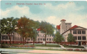 Hospital Universitario-Iowa City, Iowa IA-antigua postal publicada 1917 - Imagen 1 de 2