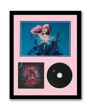 Photo CD encadrée dédicacée signée 11x14 Lady Gaga Chromatica APECA 5