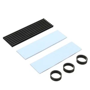M.2 NGFF NVMe 2280 PCIE SSD Aluminum Cooling Heat Sink (Black) Thermal --- H6T2 - Afbeelding 1 van 10