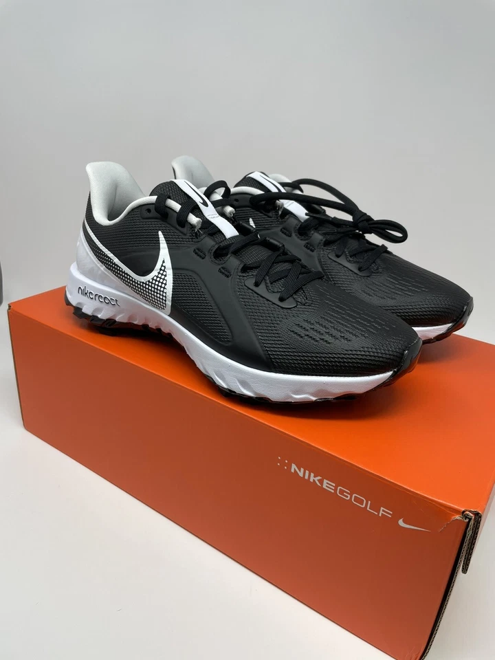 Mens Golf Shoe Nike React Infinity Pro 10 Black/white Ct6620 003