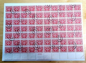 LESEN SIE SCOTT #J78 5 $ PORTO FÄLLIG GEDÄMPFT OVALER GESTEMPEL GEBRAUCHTES BLATT MIT 70 NG 1 SCHARNIER #F6 - Bild 1 von 21