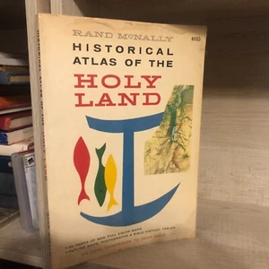 Historical Atlas Of The Holy Land Emil G Kraeling Dust Jacket 1959 - Imagen 1 de 2