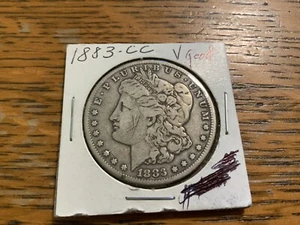 1883-CC Morgan Silver Dollar - Picture 1 of 2
