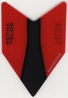 Red RETINA VELOS HARROWS Dart Flights: 3 per set