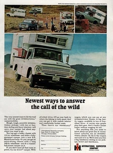 1966 International 1300 Pickup Truck Scout & Travelall Original Color Ad - Picture 1 of 1