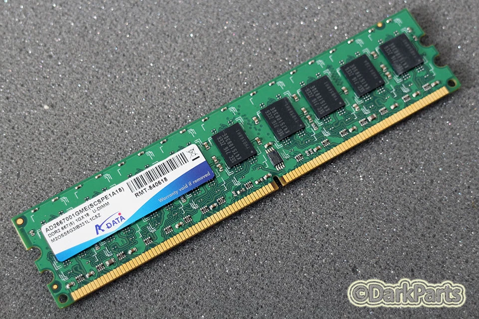 ADATA AD2667001GME(SCSPE1A18) 1GB DDR2-667 Memory RAM - Image 1 of 1