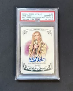 Kate Abdo Topps Allen & Ginter Autograph PSA 10 AUTO 10 Pop 2 - Picture 1 of 2