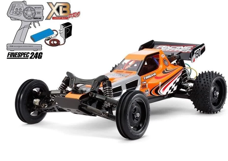 Tamiya 1/10 No.195 XB Racing Fighter (DT-03 Chassis) Finished Model 57895 - Image 1 of 1