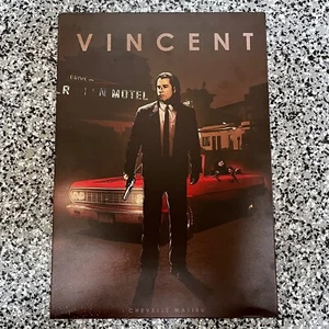 Displate Metal Poster Travolta Pulp Fiction Vincent Chevelle Malibu Collectible - Picture 1 of 12