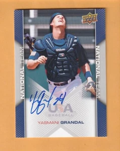 Yasmani Grandal AUTO 2009-10 USA Baseball #USA78 Miami Hurricanes 7L - Picture 1 of 2