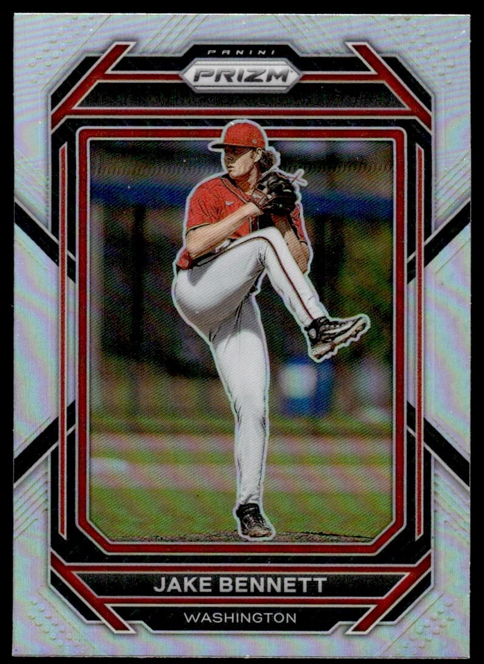 2023 Panini Prizm HOLO PRIZM Jake Bennett Washington Nationals #51 - Image 1 of 2