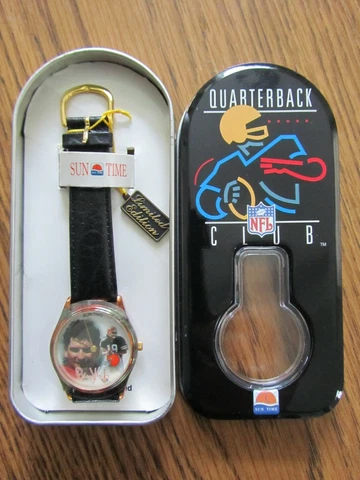 Vintage Cleveland Browns Bernie Kosar Quarterback Club Limited Ed. Watch 95/5000 Cover
