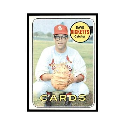 1969 Topps Dave Ricketts Cardinals #232 - Image 1 of 3