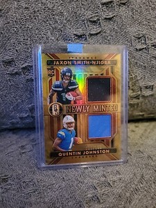 2023 Gold Standard Jaxon Smith-Njigba Quentin Johnston Patch /199 Newly Minted