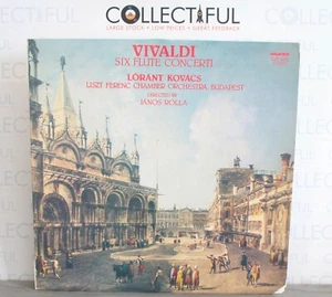 VIVALDI - SIX FLUTE CONCERTI - LORANT KOVACS JANOS ROLLA - HUNGAROTON 1981 -LP🔥 - Imagen 1 de 2