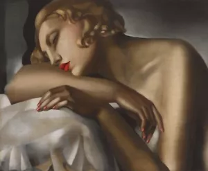 Tamara de Lempicka : Sleeper : 1930 : Archival Quality Fine Art Print 17x22 - Picture 1 of 2