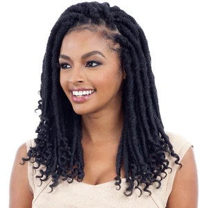 2X CUBAN GORGEOUS LOC 12" - FREETRESS SYNTHETIC CROCHET BRAID - Picture 1 of 38