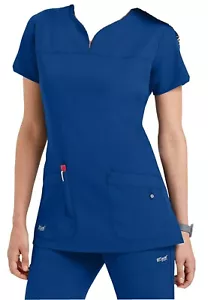 Grey's Anatomy Signature 2 Pocket Notch Neck Top - Picture 1 of 2