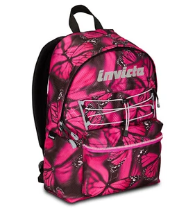 Invicta American School Rucksack Fantasy Lila Mono Fach mit Tasche ausgestattet - Bild 1 von 4