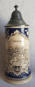 Albert Jacob Thewalt, jarra de cerveza "Salzburgo", alrededor de 1900, artista A. Kamp, comercializada - Imagen 1 de 19