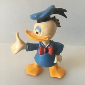 Vintage Donald Duck The Walt Disney Productions Heimo PVC Toy Figure 4.2in 11cm