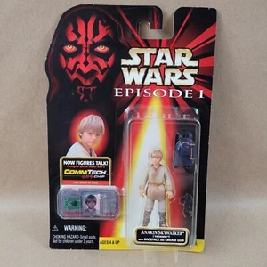 New Anakin Skywalker Tatooine Comm Tech 1998 Star Wars Episode 1 On Card - Picture 1 of 11