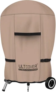 Outdoor Waterproof Charcoal Kettle Grill Cover for Most 26 Inch round Smoker Siz - Picture 1 of 6