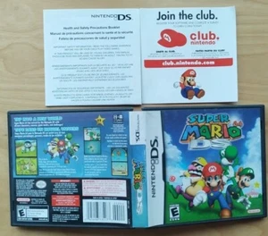 Super Mario 64 DS (NINTENDO DS, 2004) - Replacement Case & Inserts ONLY, NO GAME - Foto 1 di 10