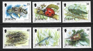 Jersey Sg 1046/1051 2002 insectos (1ª serie) MNH - Imagen 1 de 2