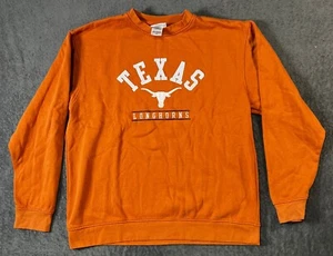 Texas Longhorns Champion Pullover Crewneck Fleece Sweater Size Large - Picture 1 of 6