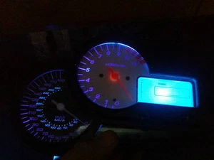 led clock upgrade kit lightenUPgrade BLUE HONDA VTR1000F FIRESTORM 01-05 - Picture 1 of 5