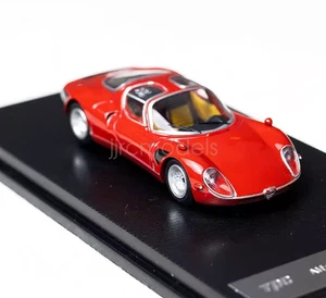 TPC 1:64 Scale Red Tipo33 Stradale Sports Model Diecast Display Toy Collection - Picture 1 of 7