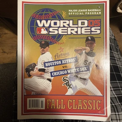 2005 World Series MLB Official Program Houston Astros vs Chicago White Sox - Image 1 of 2