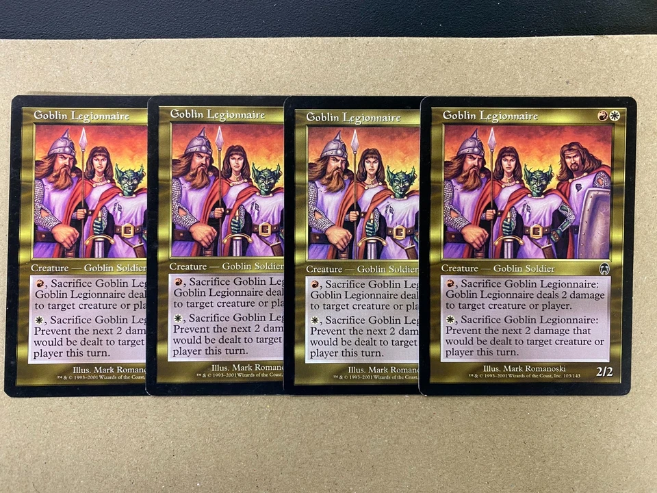 MTG 4x Goblin Legionnaire Apocalypse Pauper Magic the Gathering x4 LP - Image 1 of 1