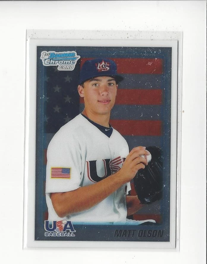 Bowman Chrome Draft Prospects 2010 #BDPP104 Matt Olson novato A's Braves Foto 1 de 1