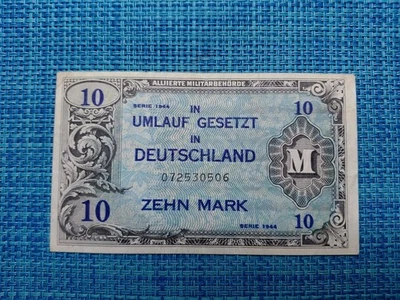 🇩🇪 Allied Occupied Germany 10 mark 1944 P-194 VF Banknotes 112125-16 - Image 1 of 3