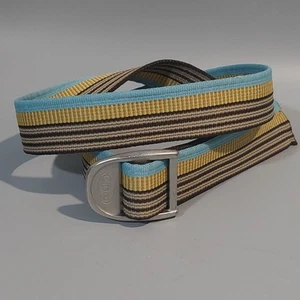 Chaco türkis gelb hellbraun Gurtband Damengürtel Einheitsgröße 32" - 39" USA - Bild 1 von 7