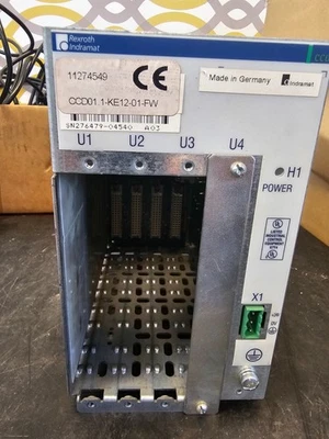REXROTH INDRAMAT CCD01. 1-KE12-01-FW MOTION CONTROL CHASIS - Image 1 of 4