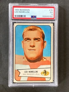Bowman #76 Leo Nomellini 1954 PSA 5 - Imagen 1 de 2
