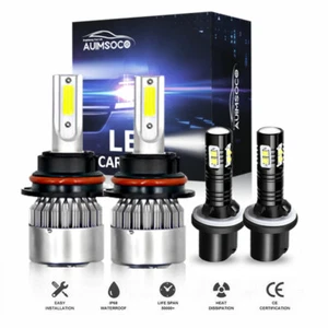 Para Nissan Frontier 2003 2004- Kit de faros antiniebla de haz alto bajo LED - Imagen 1 de 12