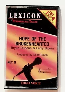 Bryan Duncan Larry Brown Hope Of The Broken Hearted Accompaniment Cassette Tape - Picture 1 of 2